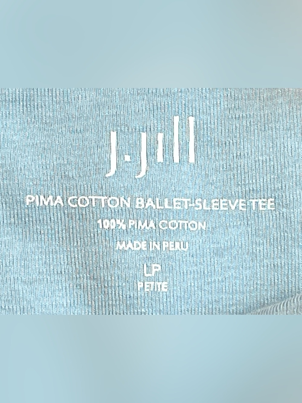 J. Jill Women's Large (P) 100% Pima Cotton Tees. Set of 4 with tags! - Picture 4 of 14